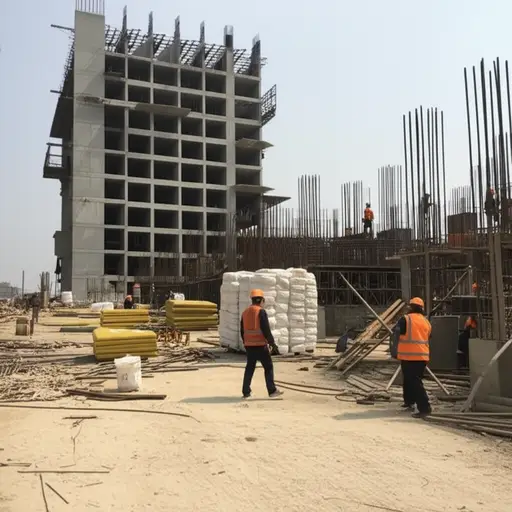 建筑工人们的目标是在月底前完成这个工作。