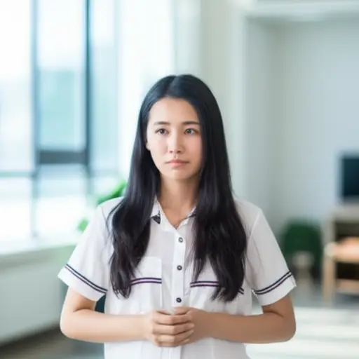 撒谎是极不符合她性格的行为。