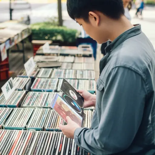 我没有多少钱，所以我总是买二手CD。