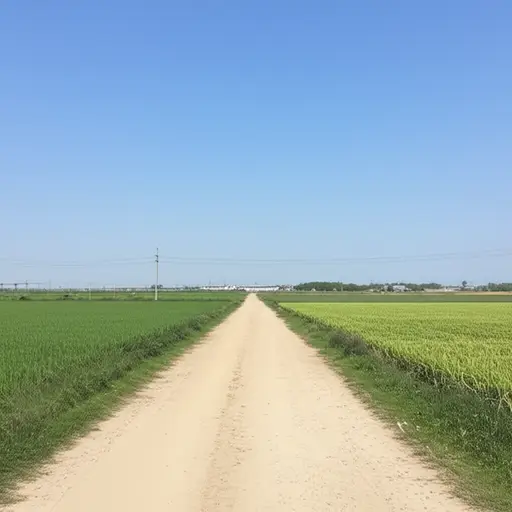 到车站只有半英里路。