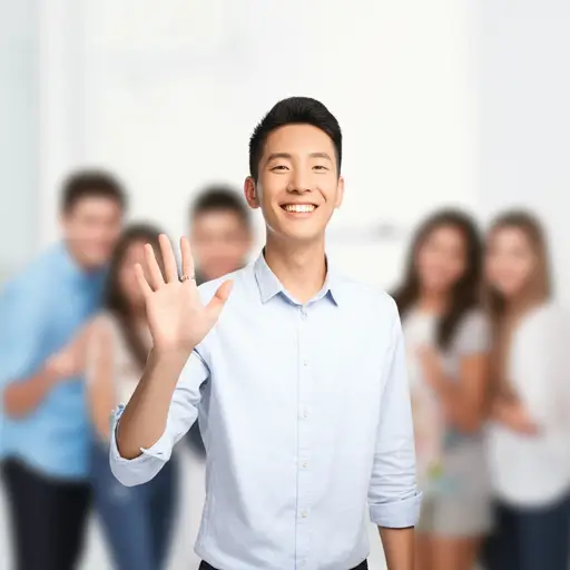 最后，我想让你向大家问好，并且我期待着见到你。