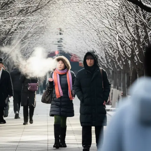 今天的气温很低。