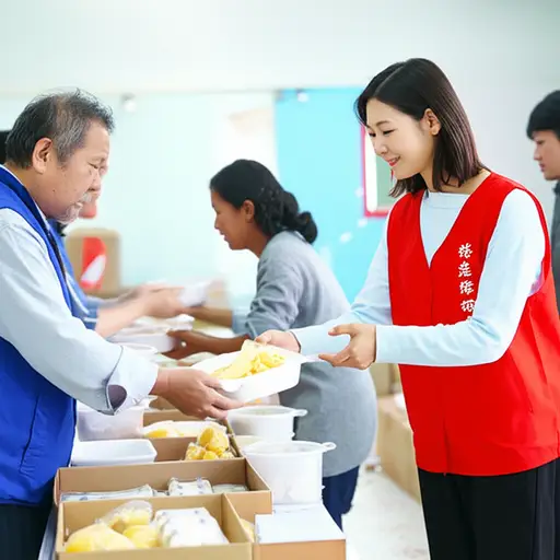 我真的很喜欢成为一名志愿者，尽可能多地帮助人们。