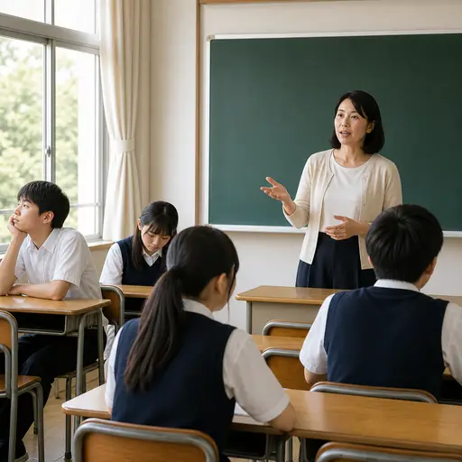 老师解释得很清楚，但有些学生没有听。