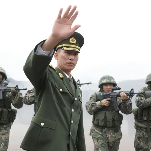他命令手下停止开火。