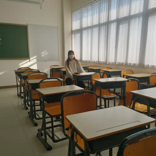 教室里只有一个人。