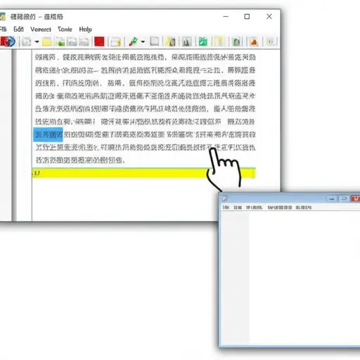将高亮文本拖拽到新窗口。