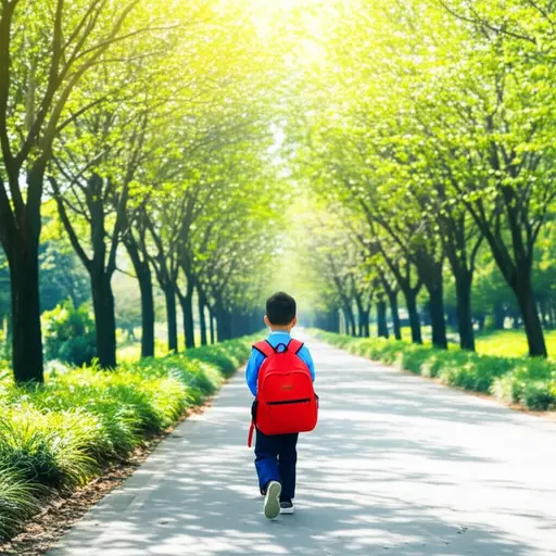我每天都要上学。