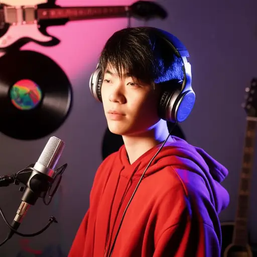 我非常喜欢嘻哈音乐和摇滚音乐。