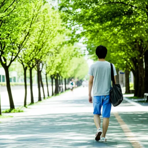 我夏天喜欢穿短裤。