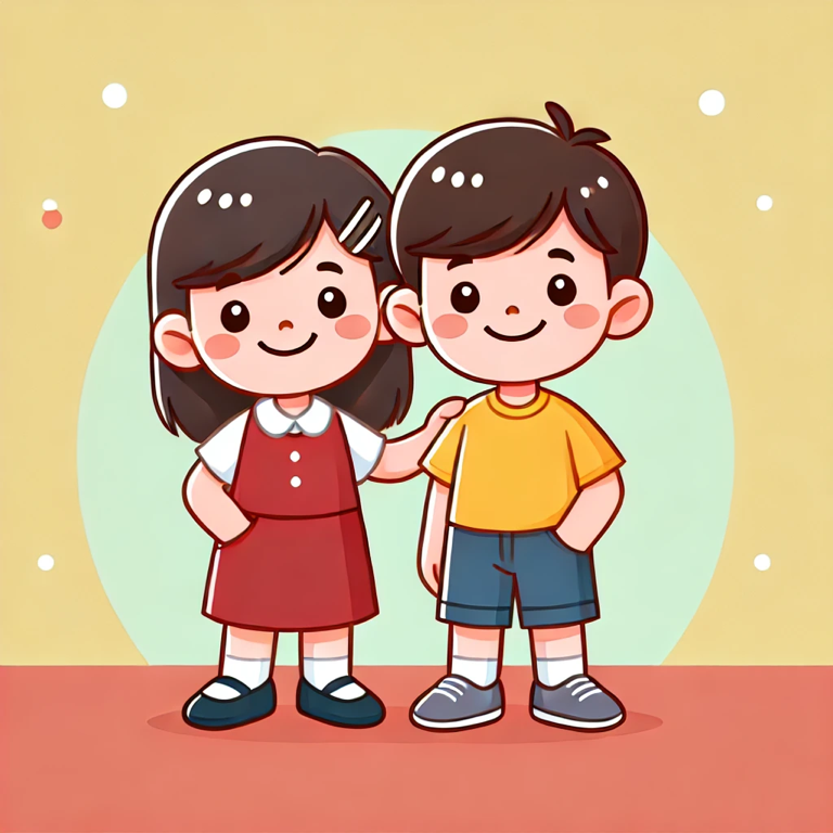 我的姐姐和我！