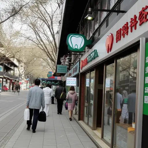 在我们镇上，有许多牙科诊所。