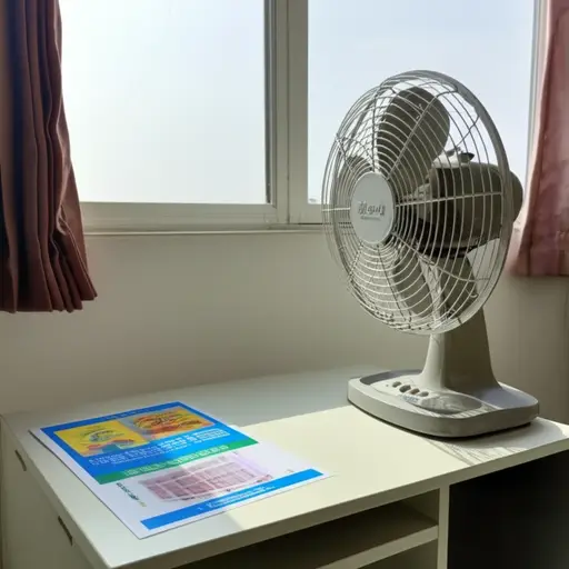 我考虑过买空调，但它消耗太多能源，所以我打算买风扇，因为这里很热。