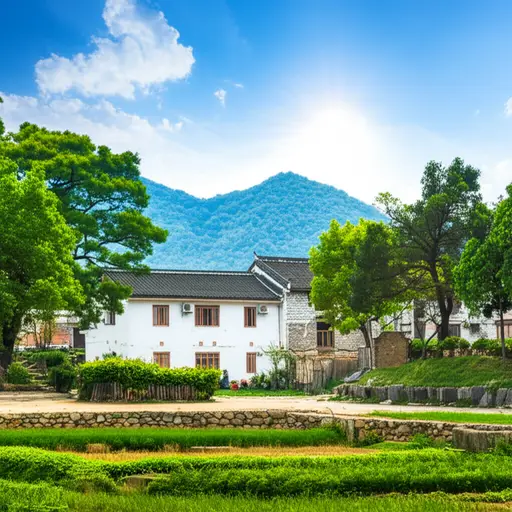 我们在那个宁静的小村庄度过了一个愉快的周末。