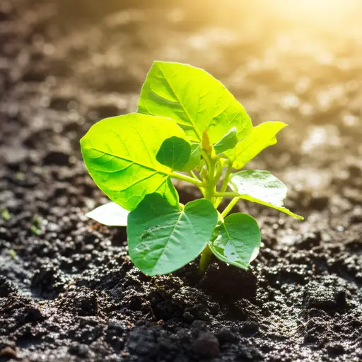 植物得到足够的水和阳光就会生长。