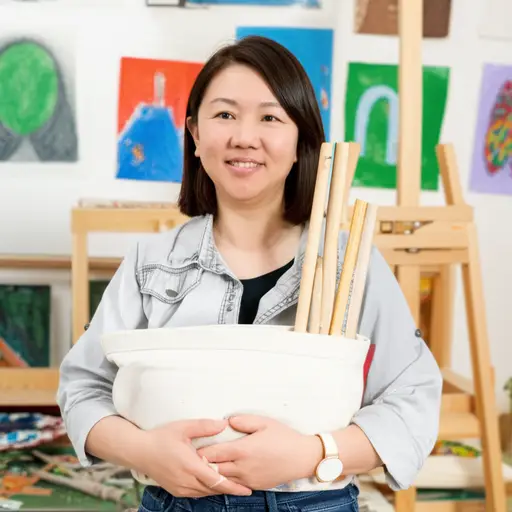 今天早上我遇到了塔拉里科女士，她告诉我们我们需要三支铅笔和一个袋子来装我们所有的画。